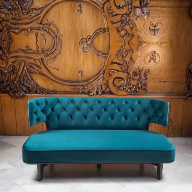 sofa sofia capitone tachuelas tapicería creativa