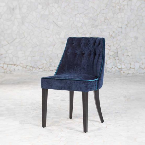 Silla martina medio capitone vivo tapicería creativa