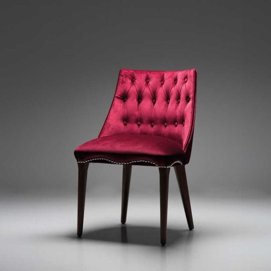 Silla martina lux medio capitone tapicería creativa