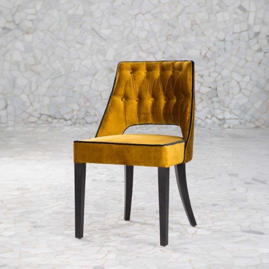 Silla martina medio capitone vivo tapicería creativa